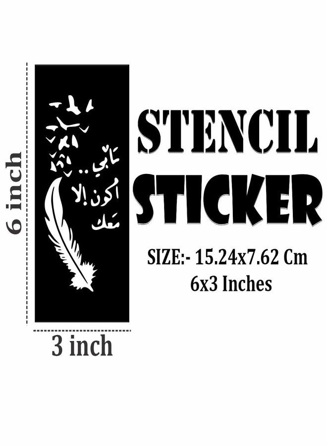 ORDERSHOCK All-Season Mehndi Stencil Sticker Set for Creative Expression for Kids & Adults Both Sticker - Image 4